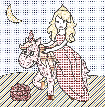 МОЯ ПЕРВАЯ ВОДНАЯ РАСКРАСКА. ДЛЯ ДЕВОЧЕК - фото 3