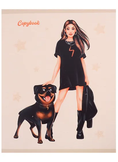 Тетрадь в клетку Listoff, "Лучшие друзья", 48 листов, в ассортименте - фото 1