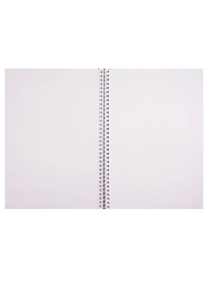 Скетчбук А4 50л "Акварельный букет" белый офсет, 100г/м2, тв.обложка, спираль - фото 3