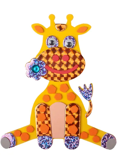 Аппликация Игрушки на магнитах "Слон. Жираф" - фото 8