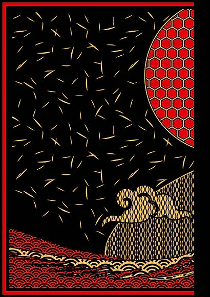Сказания Древней Японии. Мифы и легенды. Коллекционное издание (переплет под натуральную кожу, обрез с орнаментом, три вида тиснения) - фото 2