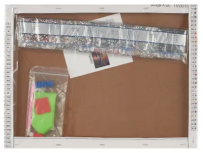 Алмазная мозаика (классическая), с подрамником, с полным заполнением "Мост в лесу", 30 х 40 см - фото 2