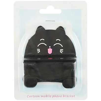 Держатель для телефона Кот (силикон) (8х7) (блистер) (12-06938-1) - фото 2