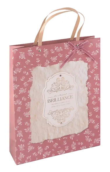 Пакет А3 32*42*11.5 "Pink flouers" жен., бум.мат.ламинат - фото 1