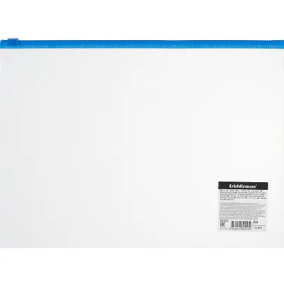 Папка на молнии А4 "Fizzy Clear" цв.молния, ассорти, Erich Krause - фото 4