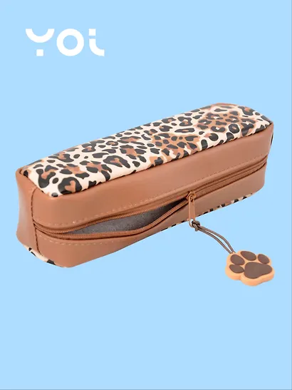 Пенал-косметичка прямоугольный "Леопард", Yoi - фото 2