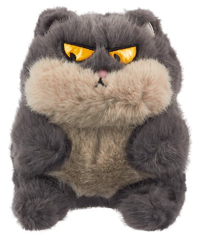Мягкая игрушка Кот с желтыми глазами (23см) (серый) (12-20251204-NB_117) - фото 2
