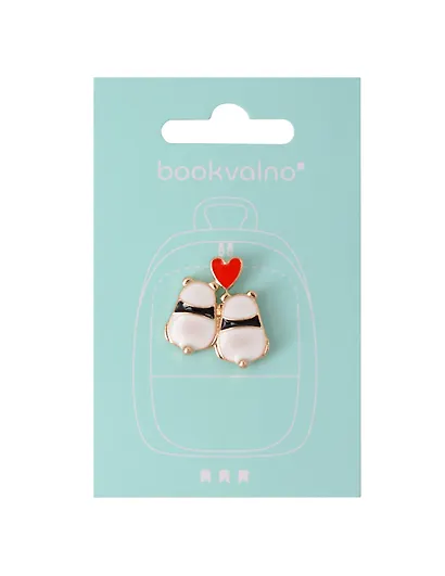 Значок Панды с сердечком (металл) (12-5769-A20) - фото 1