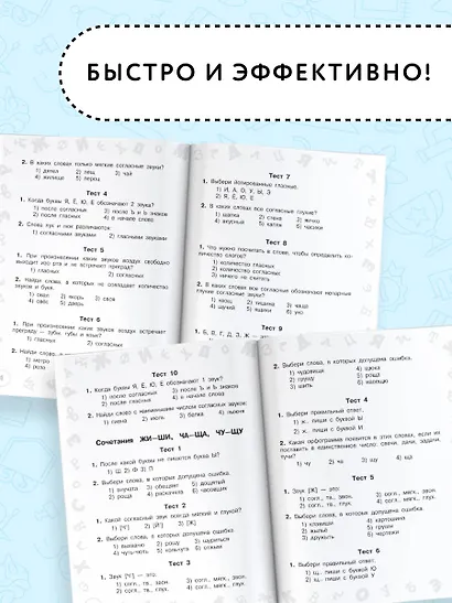 Русский язык. Мини-тесты на все темы и орфограммы. 2 класс - фото 4