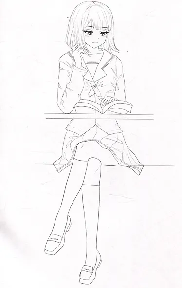 РАСКРАСКА Fashion Аниме. School style - фото 3