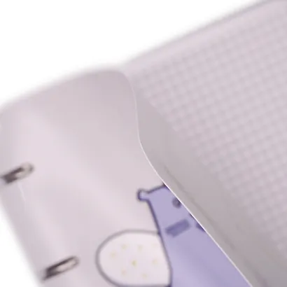 Тетрадь 100л кл. "Крысуня" на кольцах, пласт.обл., полноцв.печать - фото 5