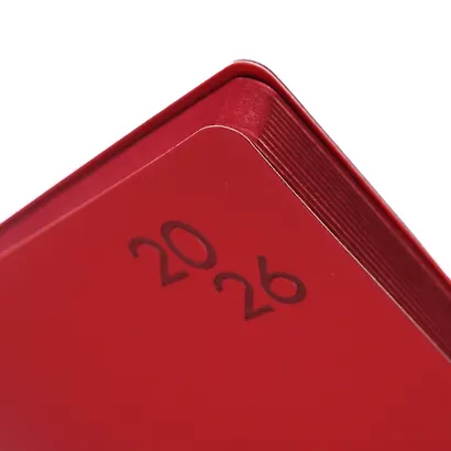 Ежедневник дат. 2026г. А5 176л "SOFT TOUCH" ягодный, интегр.переплет, иск.кожа, тонир.блок, скругл.углы, цв.торец, ляссе, инд.уп - фото 5