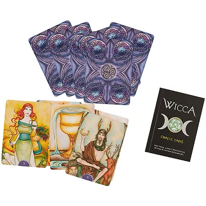 Таро Аввалон, Wicca Oracle cards (коробка) (упаковка) (33 карты) (OR03) - фото 3