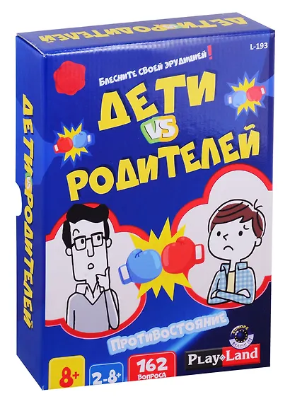 Игра настольная, Play Land, Противостояние. Дети против Родителей L-193 - фото 3