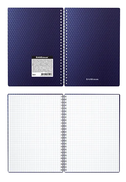 Тетрадь в клетку Erich Krause, Total Blue, 80 листов - фото 2