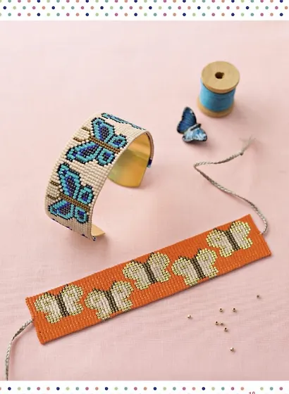 Бижутерика. Научись плести фенечки и браслетики из бисера на станке - фото 5