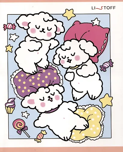 Тетрадь 12 листов в косую линейку "Милаш", в ассортименте - фото 7