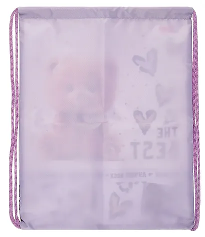 Мешок для сменной обуви "Пушистый мишка" 33 х 42 см, 1 отделение - фото 2