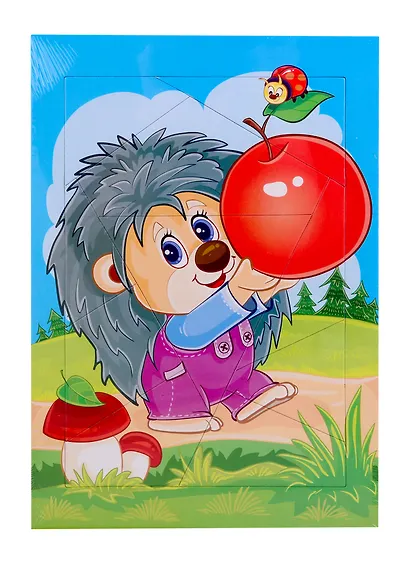 Игра Дрофа-Медиа Разрезные картинки Ёжик - фото 1