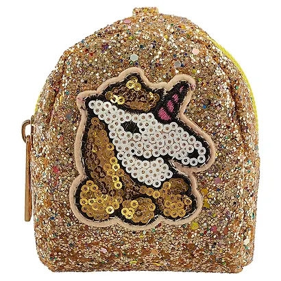 Сумочка-рюкзачок на молнии с блестками Единорог (10см) (ПВХ бокс) - фото 1