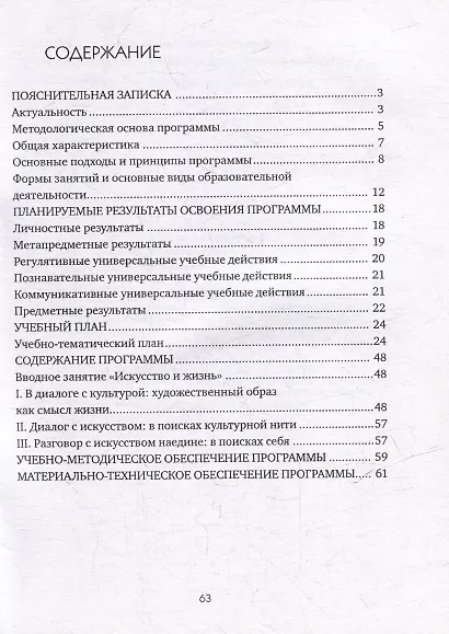 Культурный диалог: смысл образов как образ жизни: дополнительная образовательная программа - фото 2