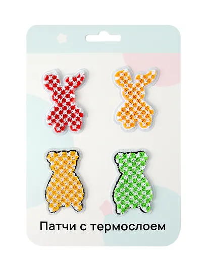 Нашивки Мишки, Зайки (термонаклейки) - фото 1