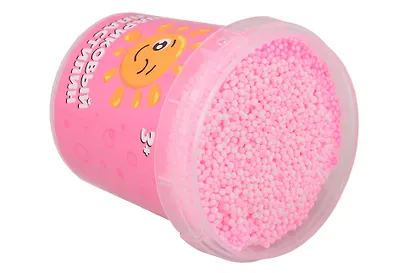 Шариковый пластилин модели "Puzzle Foam", розовый - фото 2
