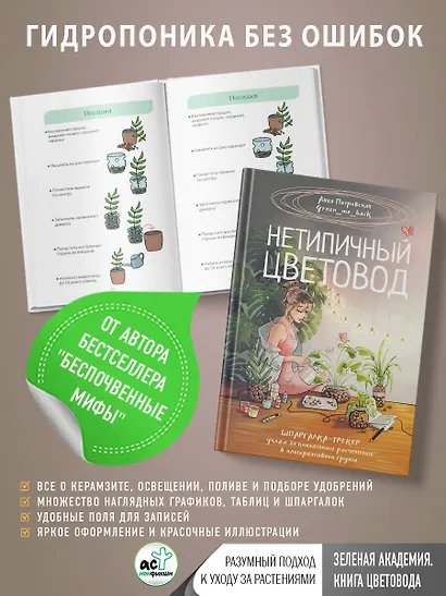Нетипичный цветовод. Шпаргалка-трекер ухода за комнатными растениями в альтернативном грунте - фото 4