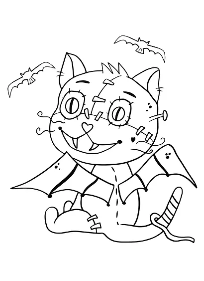 МАКСИ-РАСКРАСКА. УЖАСНЫЕ НЯШКИ - фото 2