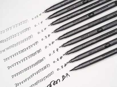 Линер пигментный "Сонет" чёрный, 0,2мм, Сонет - фото 2