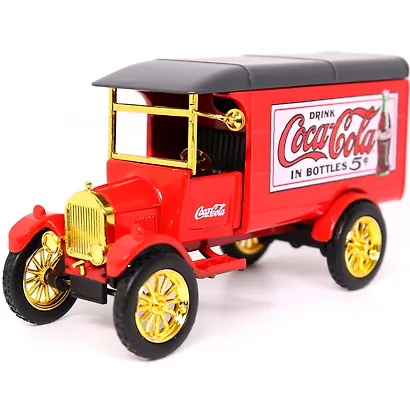 443026 Машинка литая коллекционная Motor City Classics - Die-сast модель по лицензии Coca-Cola 1926 Ford Model TT Delivery Van, масштаб 1:43 - фото 8