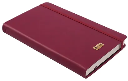 Книга для записей А5- 160л лин. "Classic" бордовая, 7БЦ, Schiller - фото 2