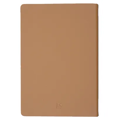 Ежедневник недат. А5 152л "NUANCES" крем-брюле, 7Б, иск.кожа, тв.переплет, тонир.блок, нашивка с тисн.фольгой, скругл.углы, ляссе, инд.уп - фото 2