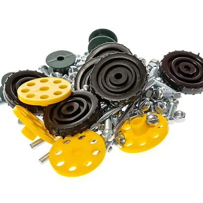 Конструктор металлический №3 (для уроков труда) 292 элементов - фото 6