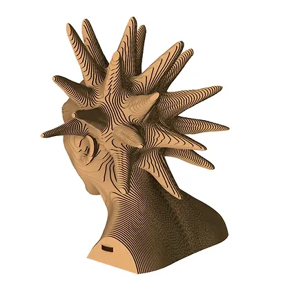 Конструктор из картона Декоративный бюст - 3D пазл Горшок - фото 4