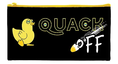 Пенал-косметичка "Quack Off-. Кря-Кря", 20.5 х 11 см - фото 2
