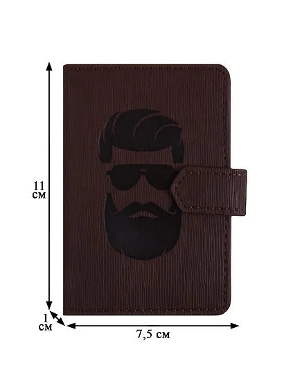 Визитница 24 карточки, "Beard" иск. кожа, In Folio - фото 2