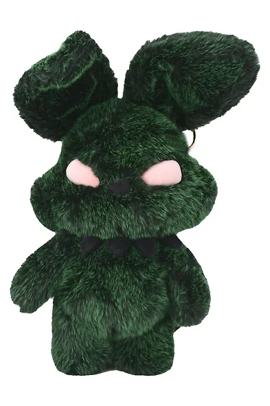 Мягкая игрушка Заяц с пирсингом (зеленый) (50см) (12-HZTOYS-green) - фото 1