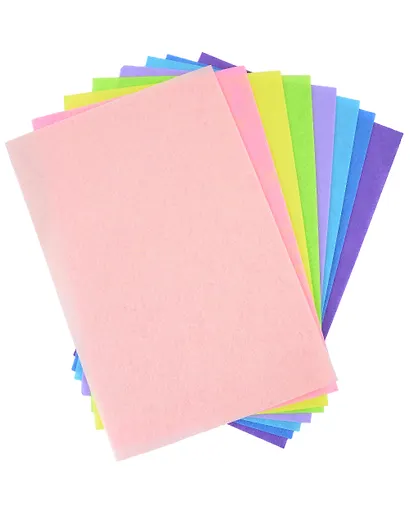 Набор цветного фетра "Ассорти" 8 листов, 8 цветов, А4 - фото 2
