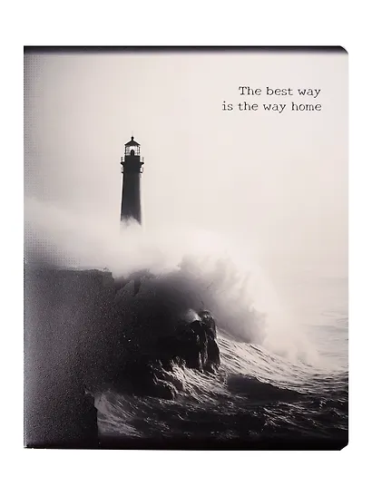 Тетрадь 48 листов, клетка, "Маяки", в ассортименте - фото 5