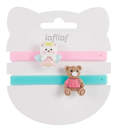 Набор парных браслетов Мишка и Котик (силикон) (12-04407-B81) (Lafilaf) - фото 9
