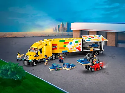 60440 Конструктор LEGO City Желтый грузовик, 1061 деталей, возраст 8+ - фото 8