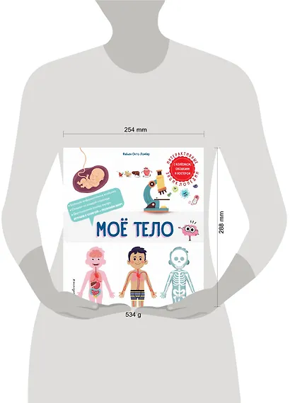 Мое тело. Интерактивные энциклопедии с колесиком, окошком и постером - фото 7