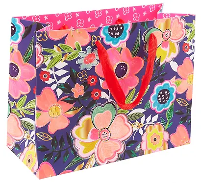 Пакет А5 18*23*10 "Цветы" жен., бум.мат.ламинат - фото 3