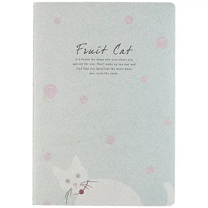 Тетрадь в линейку Fruit cat, B5, 38 листов, в ассортименте - фото 3