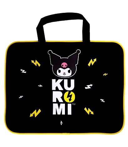 Папка-сумка А4 "Kuromi" черный, полиэстер - фото 1