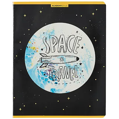 Тетрадь в клетку Academy Style, "Космос", 48 листов, в ассортименте - фото 4