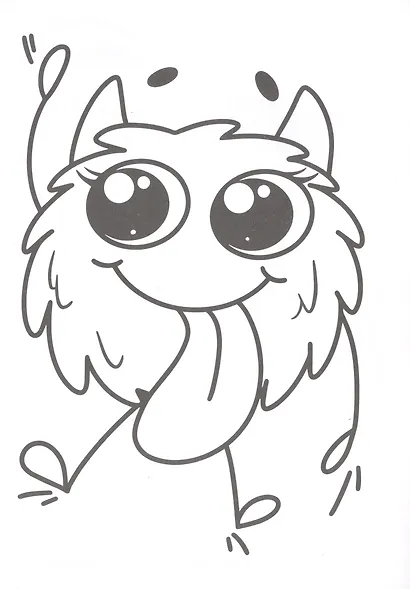 РАСКРАСКА А5 эконом. МИЛЫЕ МОНСТРИКИ - фото 3