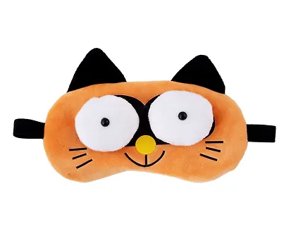 Маска для сна Кот с объемными глазами (плюш) (пакет) (12-37395-22-28) (Lafilaf) - фото 3