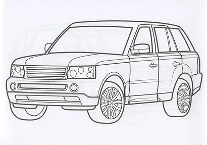 Раскраска. Внедорожники - фото 5